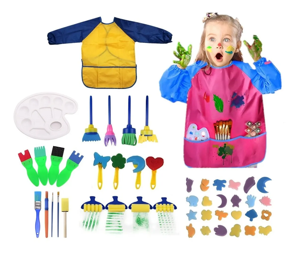 Foto 4 pulgar | Kit de Herramientas de Pintura Niño 47 Pz