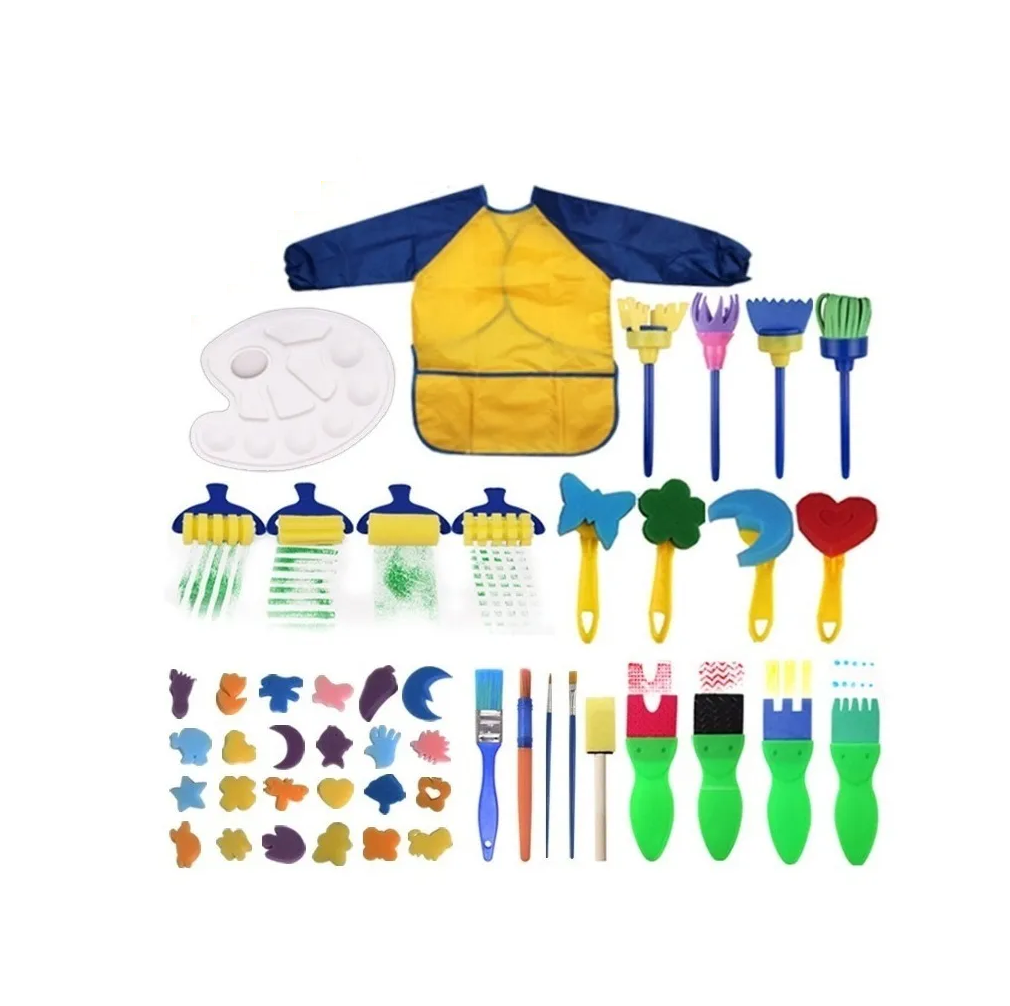 Kit de Herramientas de Pintura Malubero para Niño 47 pz
