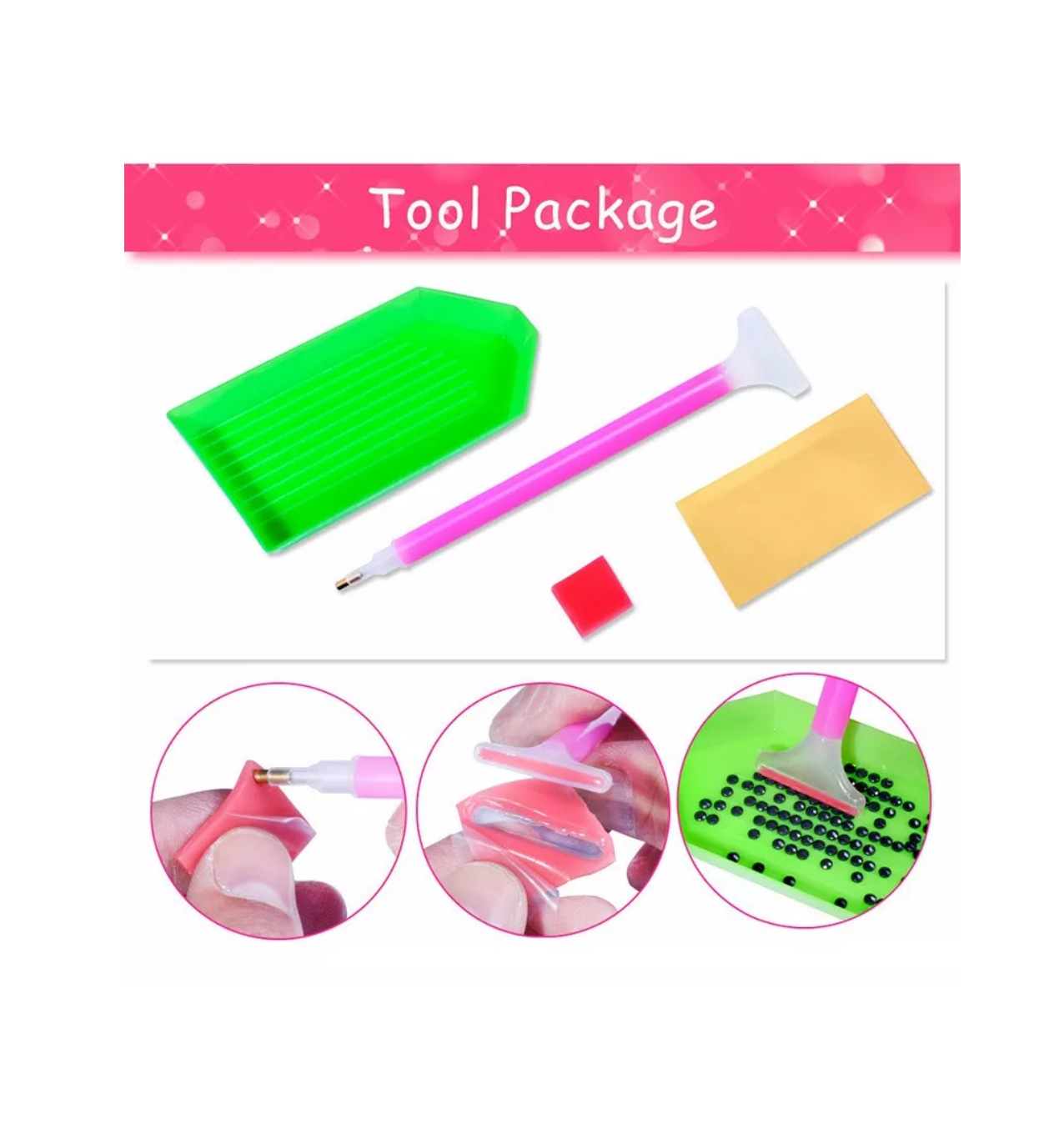 Foto 4 pulgar | Pinturas con Diamantes 5D para Decoración de Hogar Flores