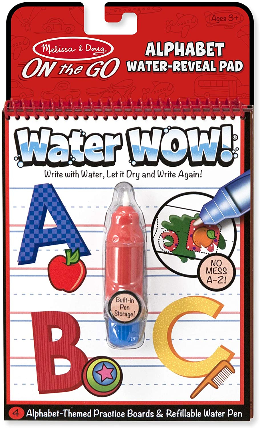 Foto 2 pulgar | Venta Internacional - Alfabeto Reutilizable Water Wow De Melissa & Doug