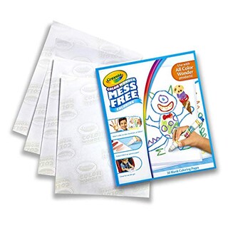 Foto 1 | Venta Internacional - Crayola Color Wonder Mess Gratis Colorear Blanco Colorear 30 Páginas