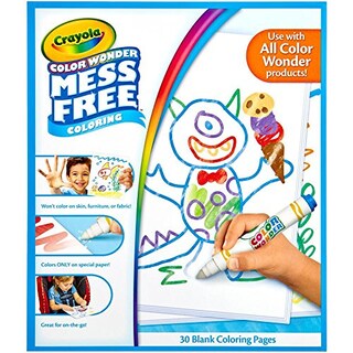Foto 2 | Venta Internacional - Crayola Color Wonder Mess Gratis Colorear Blanco Colorear 30 Páginas