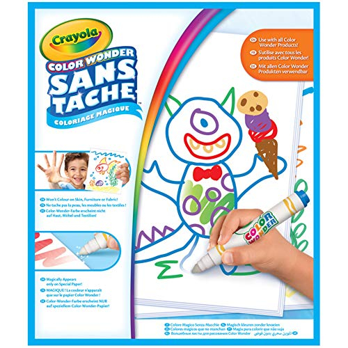 Foto 4 pulgar | Venta Internacional - Crayola Color Wonder Mess Gratis Colorear Blanco Colorear 30 Páginas