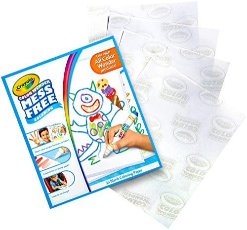 Foto 6 pulgar | Venta Internacional - Crayola Color Wonder Mess Gratis Colorear Blanco Colorear 30 Páginas