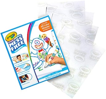 Foto 5 | Venta Internacional - Crayola Color Wonder Mess Gratis Colorear Blanco Colorear 30 Páginas