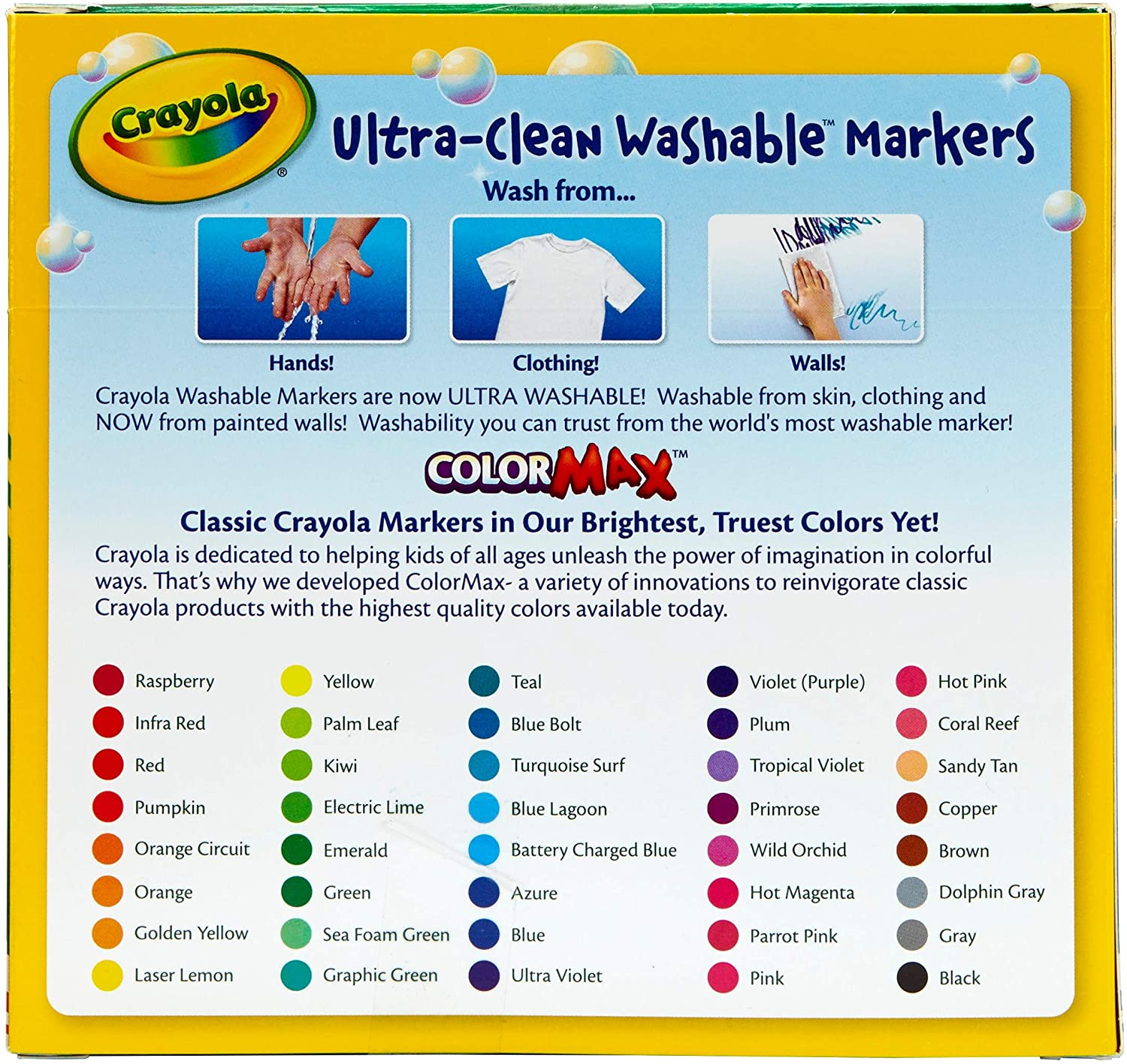 Foto 3 pulgar | Venta Internacional - Marcadores Crayola Lavables