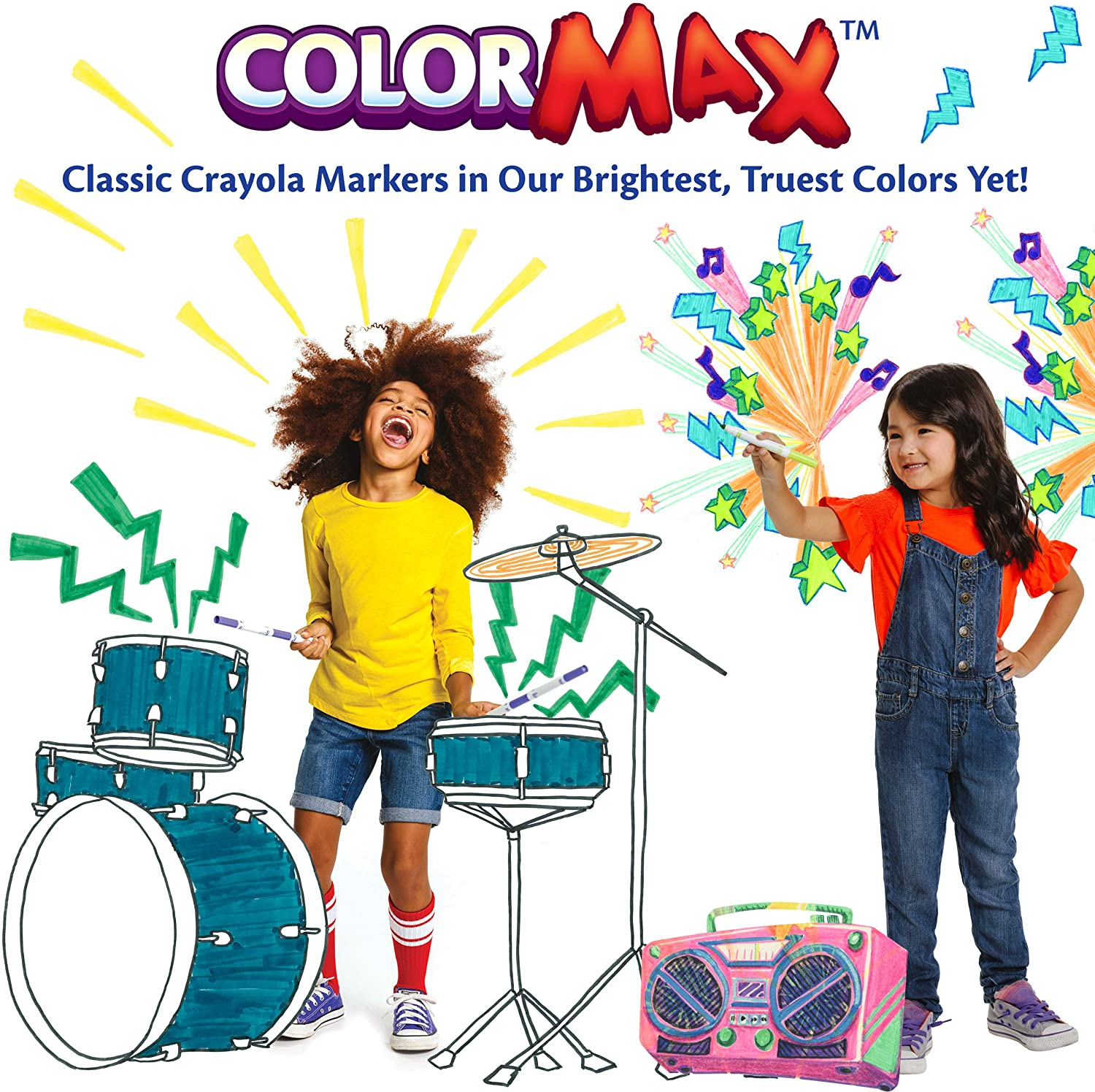 Foto 9 pulgar | Venta Internacional - Marcadores Crayola Lavables
