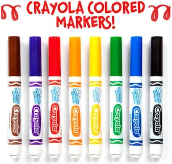 Foto 3 | Venta Internacional - Marcadores Lavables Crayola