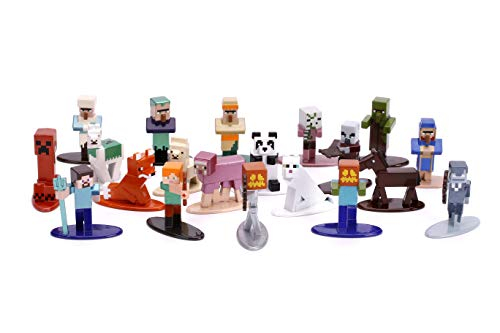 Foto 5 pulgar | Figuras Coleccionables Minecraft Nano Metalfigs 20-pack Wave 3