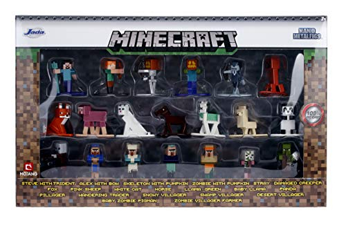 Foto 6 pulgar | Figuras Coleccionables Minecraft Nano Metalfigs 20-pack Wave 3