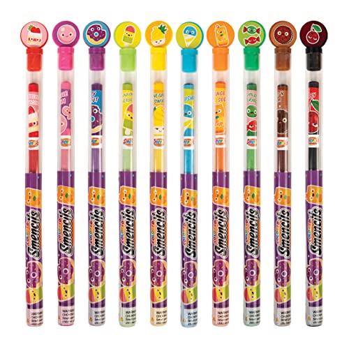 Foto 5 pulgar | Venta Internacional - Lápices de Colores Perfumados Gourmet Smencils 10 Unidades