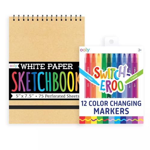 Venta Internacional - Rotuladores Que Cambian De Color Ooly Switch-eroo, Paquete De 12 Con Sketchbook