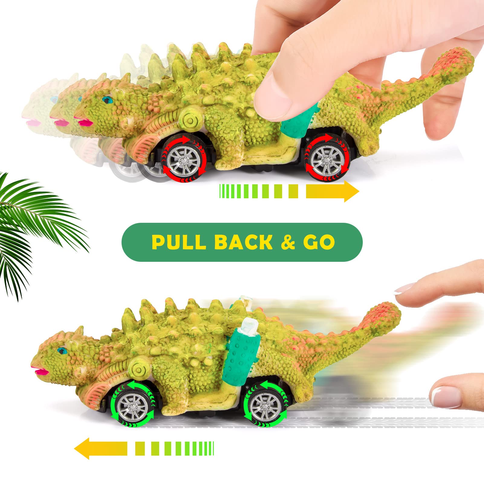 Foto 5 pulgar | Venta Internacional - Set De Manualidades Con Dinosaurios Toy + Faentwc Con Coches Retráctil