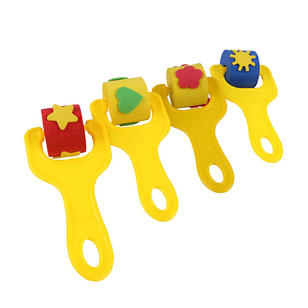 Foto 5 pulgar | Venta Internacional - Pinceles De Pintura Con Esponja, Juego De Herramientas Para Niños