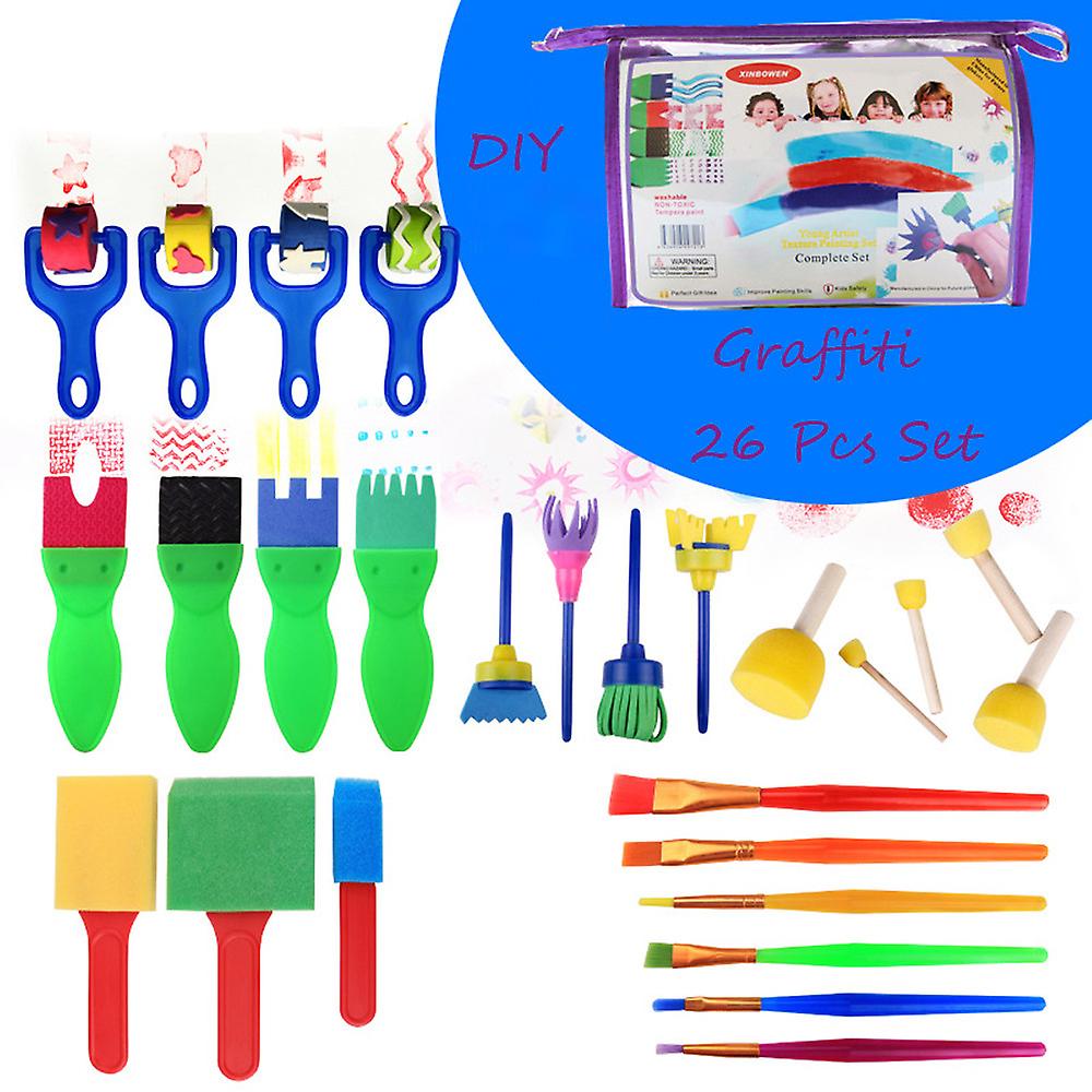 Foto 3 pulgar | Venta Internacional - Set De Pintura Creative, 26 Unidades, Esponjas De Aprendizaje Temprano Para Niños