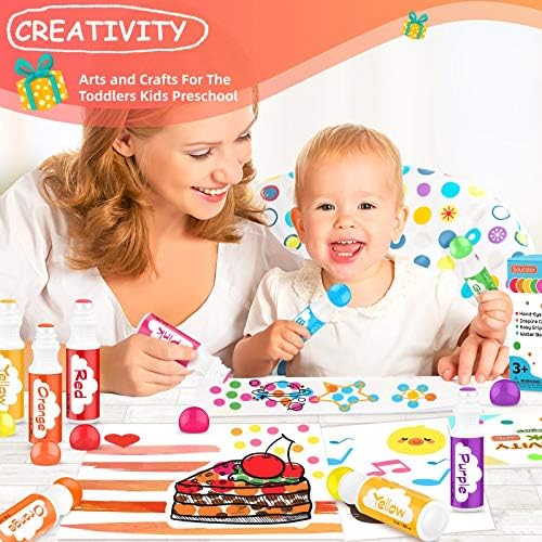 Foto 5 pulgar | Venta Internacional - Marcadores De Puntos Soucolor Para Niños Pequeños Y Preescolares, 8 Colores