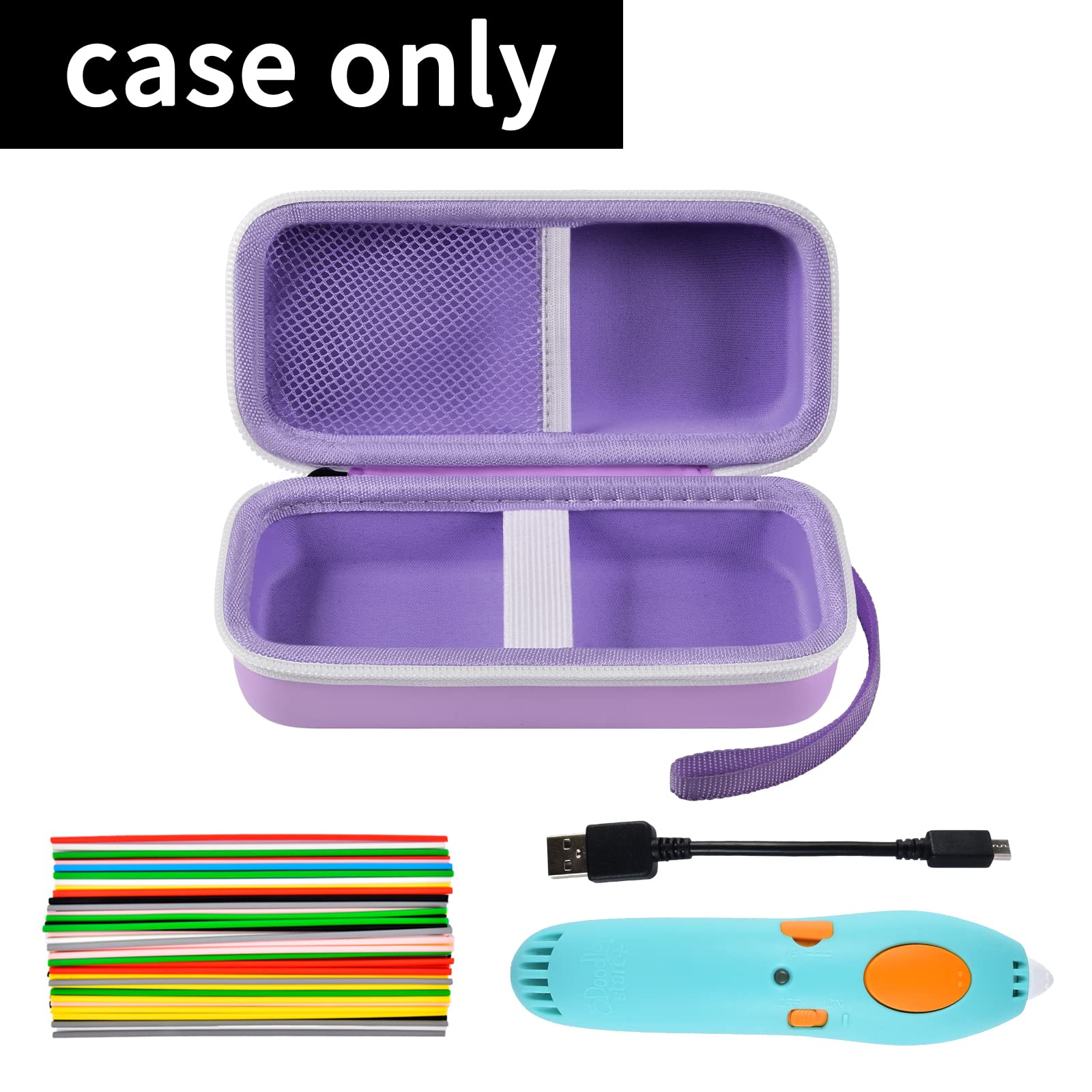Foto 3 pulgar | Venta Internacional - Funda De Almacenamiento Gwcase Para 3doodler Start+ Essentials 3d Pen Se