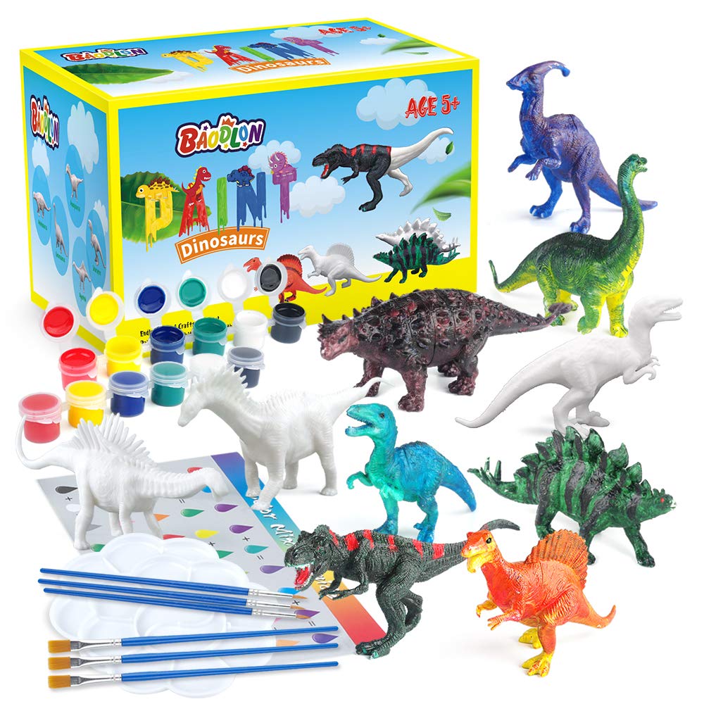 Foto 2 pulgar | Venta Internacional - Set De Pintura Para Niños Con Forma De Dinosaurio, Juguete Y Manualidades, Baodlon