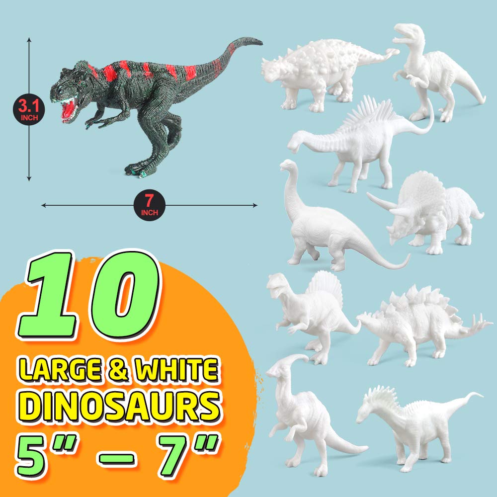 Foto 6 | Venta Internacional - Set De Pintura Para Niños Con Forma De Dinosaurio, Juguete Y Manualidades, Baodlon