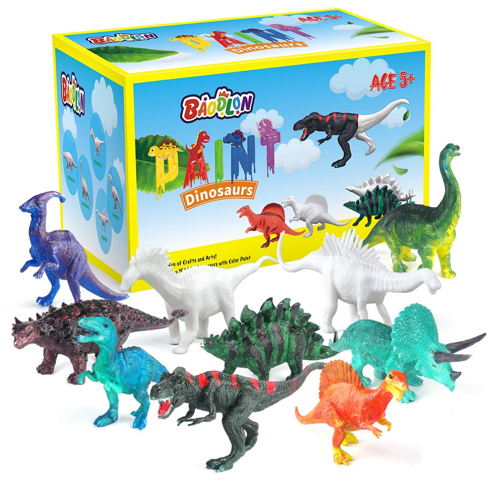 Foto 8 pulgar | Venta Internacional - Set De Pintura Para Niños Con Forma De Dinosaurio, Juguete Y Manualidades, Baodlon