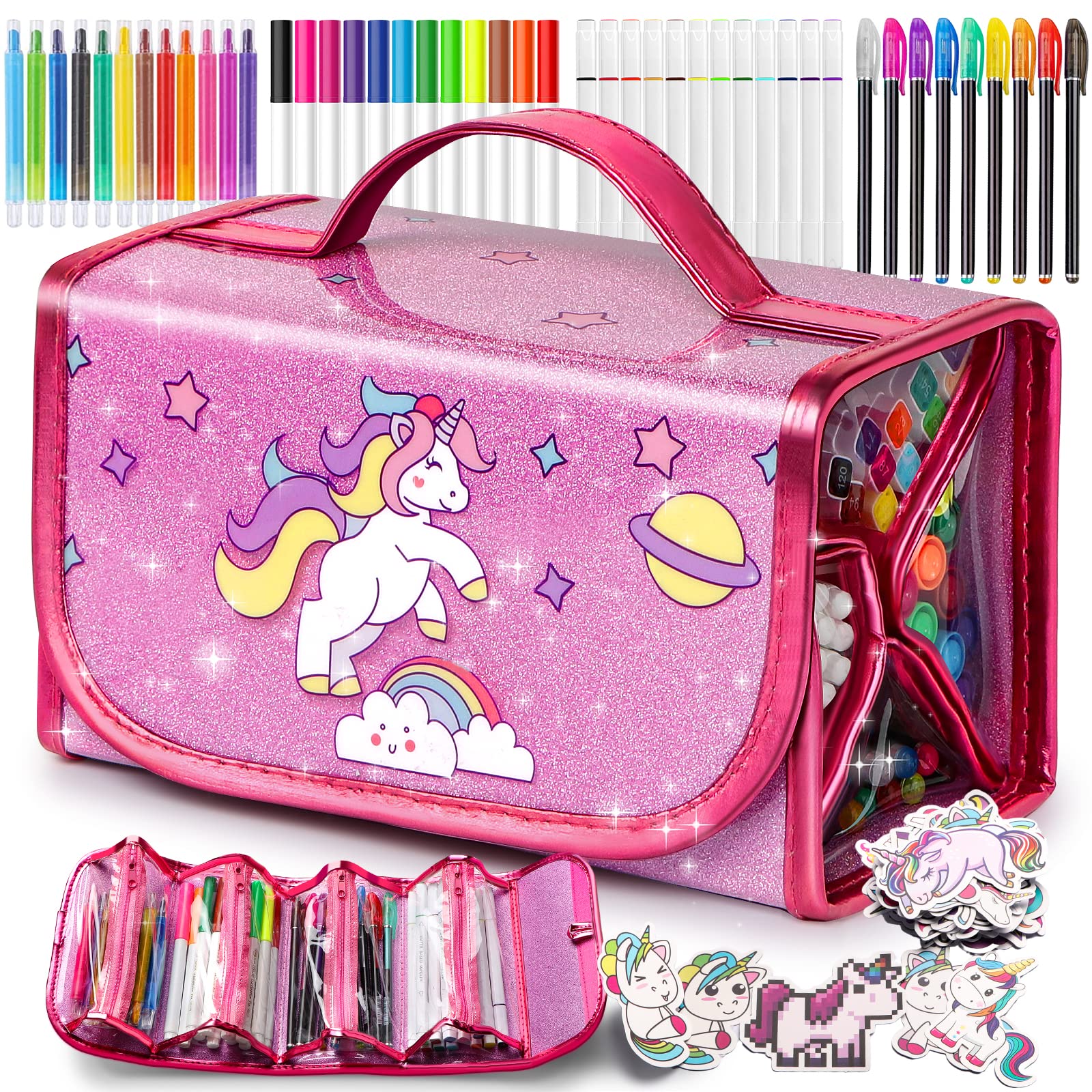 Foto 1 | Venta Internacional - Juego De Rotuladores Beefunni Con Aroma A Fruta Y Unicornio, Lavable, 45 Unidades