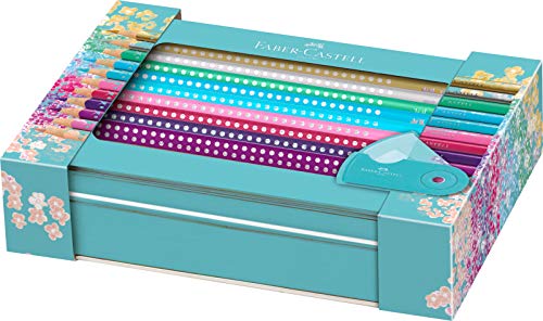 Foto 2 | Lápices De Colores Faber-castell Sparkle, Juego De 20 Con Caja De Regalo - Venta Internacional.