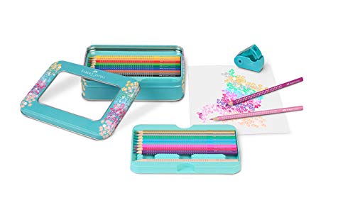 Foto 7 | Lápices De Colores Faber-castell Sparkle, Juego De 20 Con Caja De Regalo - Venta Internacional.
