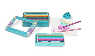 Foto 7 | Lápices De Colores Faber-castell Sparkle, Juego De 20 Con Caja De Regalo - Venta Internacional.