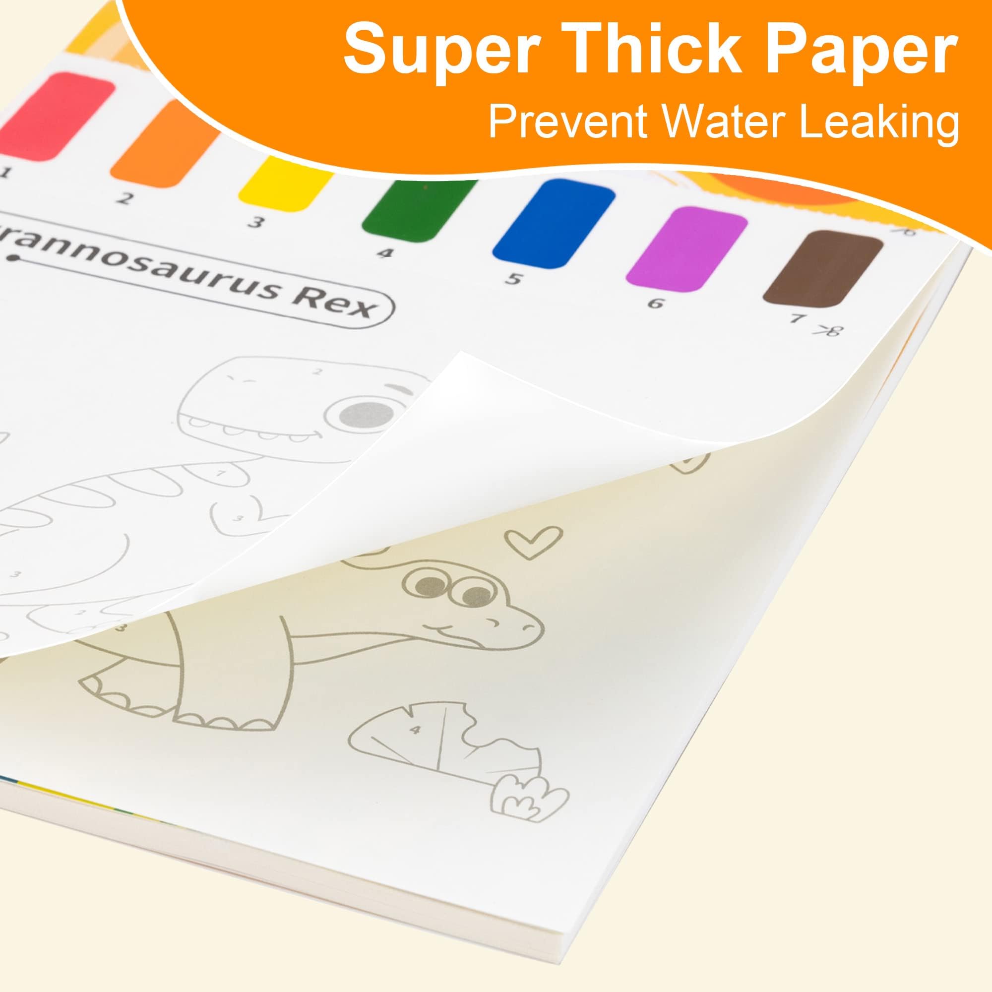 Foto 6 pulgar | Libro Yplus Para Pintar Con Agua Para Niños Pequeños Con Pincel Y 3 Temas - Venta Internacional.