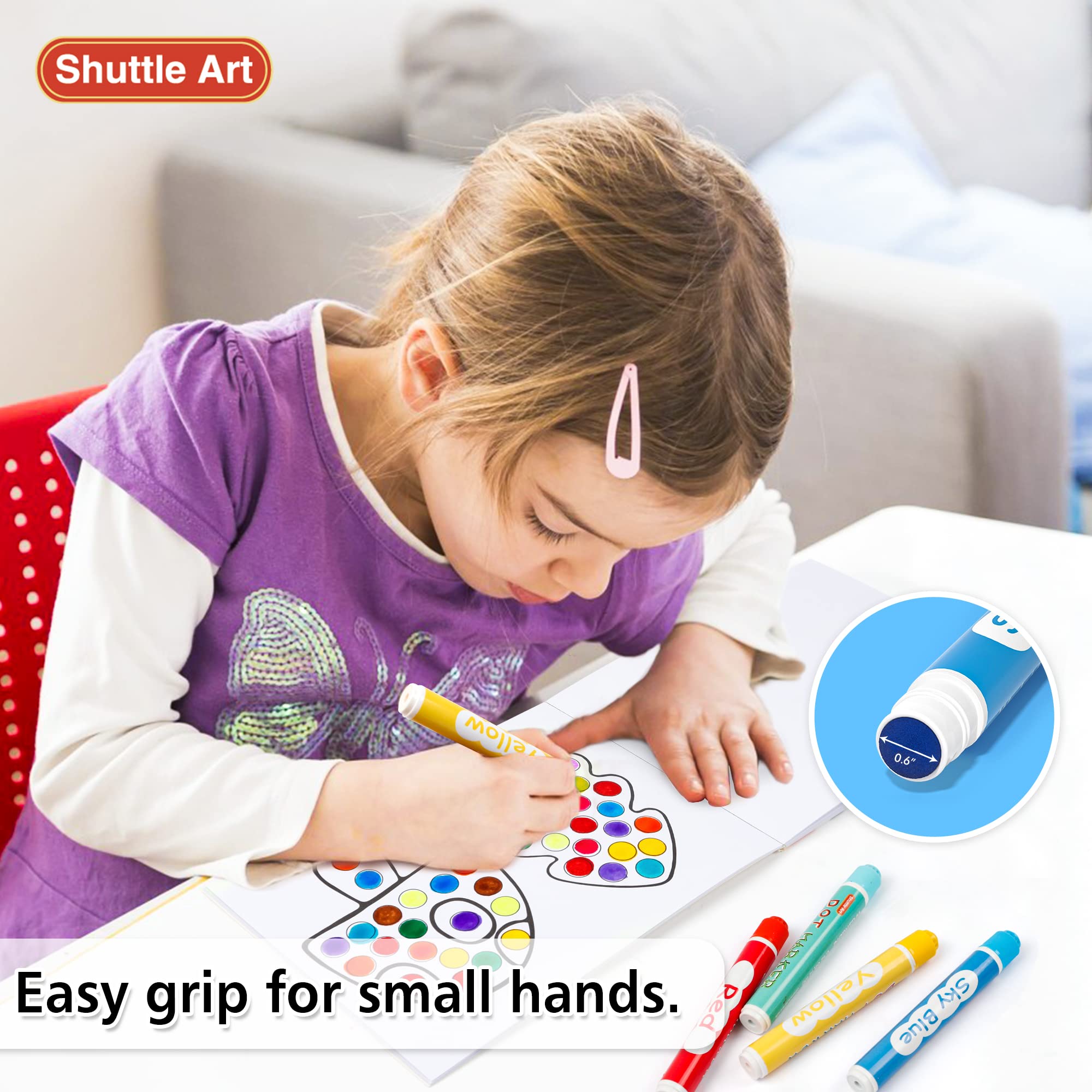 Foto 6 pulgar | Marcadores De Puntos Shuttle Art, 36 Colores, Lavables Para Niños A Partir De 3 Años - Venta Internacional.