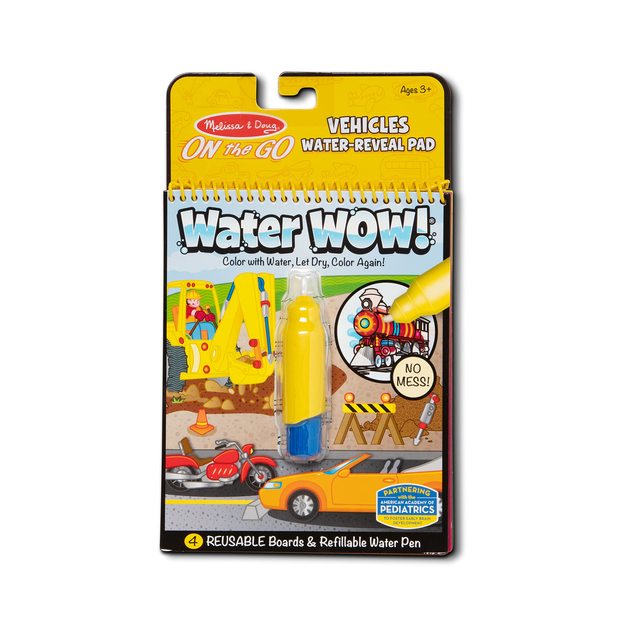 Foto 2 pulgar | Bloc De Actividades Melissa & Doug On The Go Water ¡guau! ¿vehículos - Venta Internacional.