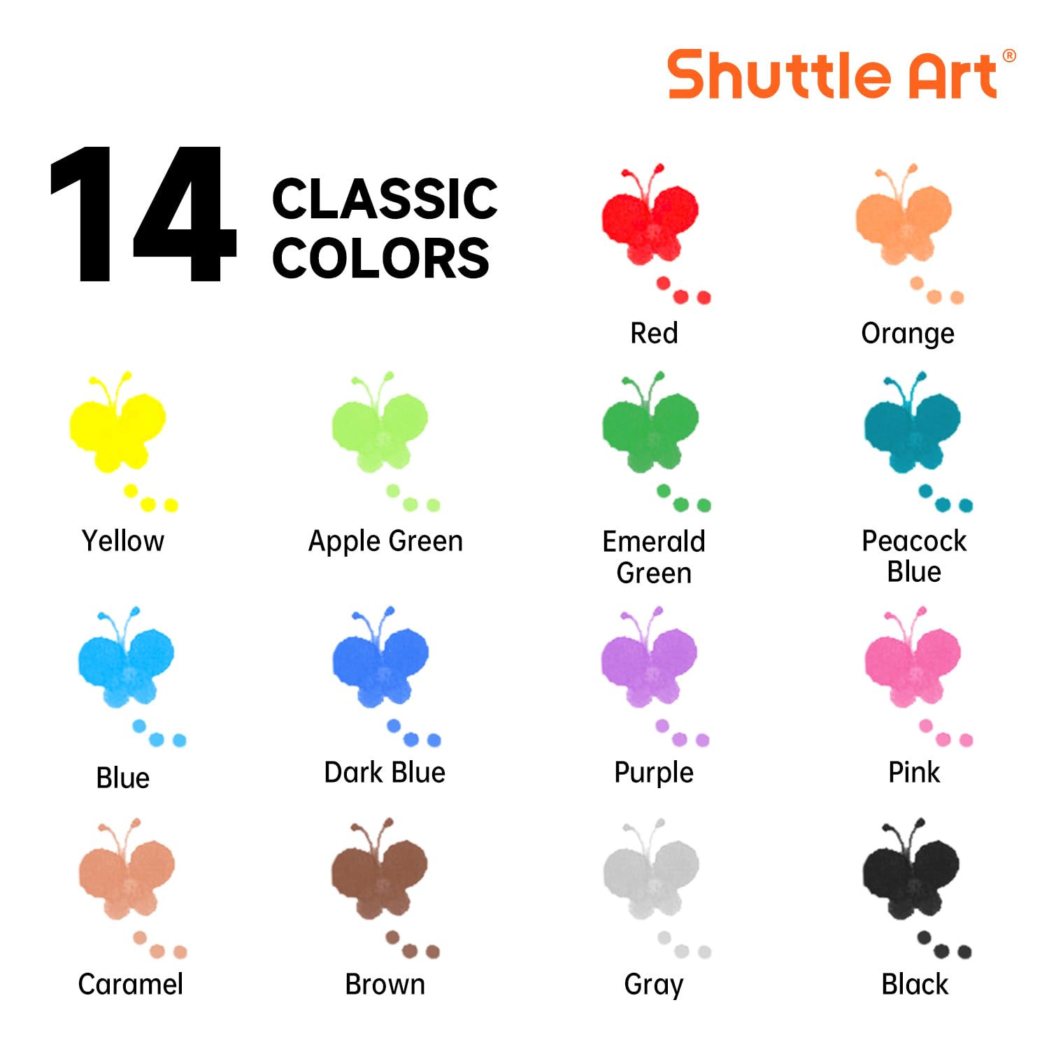 Foto 3 pulgar | Dot Markers Shuttle Art, 14 Colores Con 20 Patrones, Libro De Puntos - Venta Internacional.