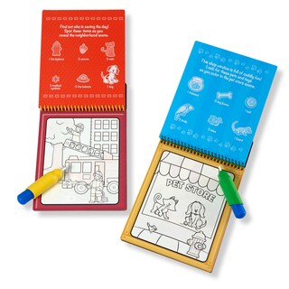 Foto 4 | Almohadillas De Actividad Melissa & Doug On The Go Water ¡guau! Paquete De 2 - Venta Internacional.
