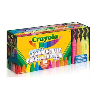 Foto 1 | Sidewalk Chalk Crayola Ultimate, Paquete De 64 Unidades, Lavable Para Niños - Venta Internacional.