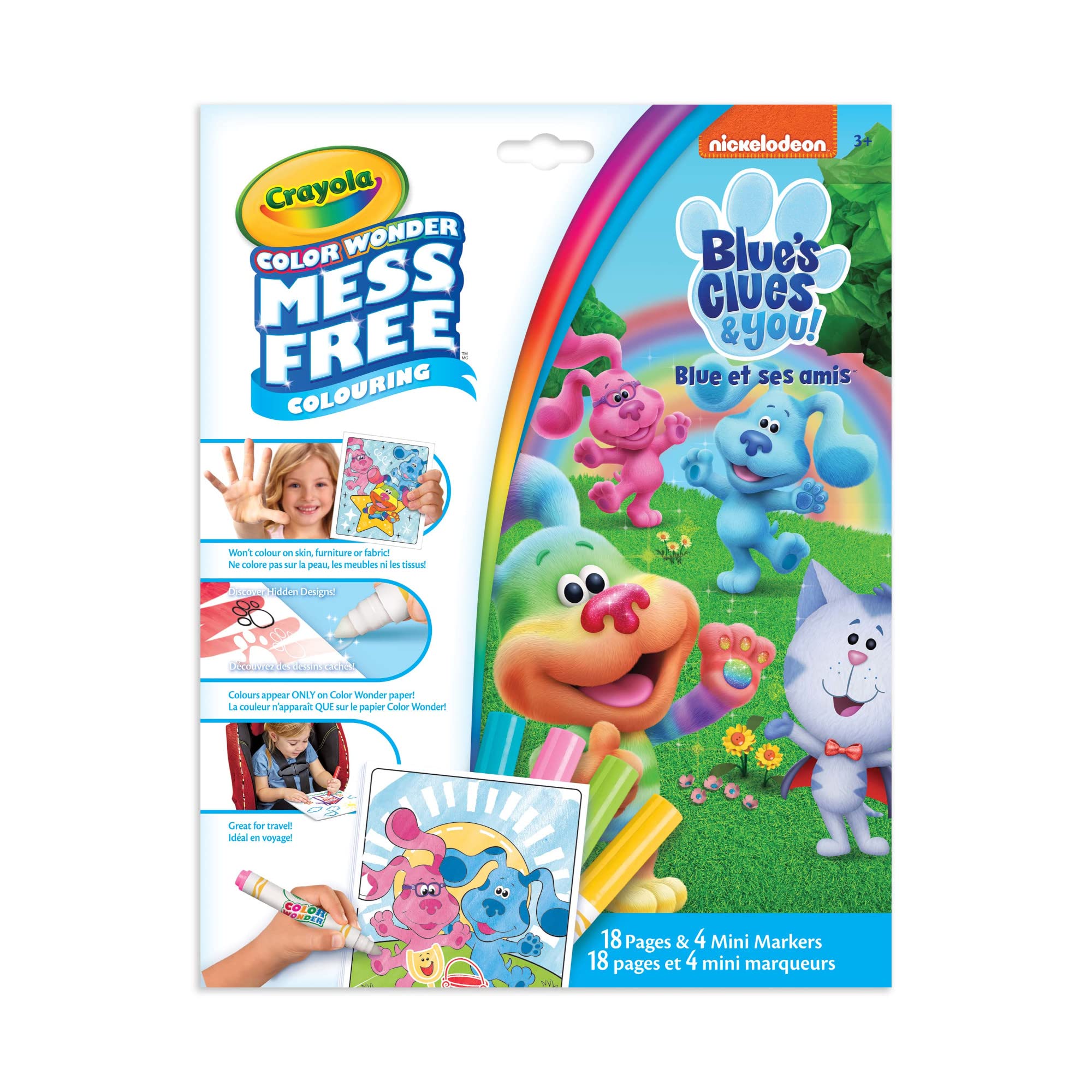 Foto 1 | Toy Crayola Canada Cw Blues Clues Color Wonder Con 4 Rotuladores - Venta Internacional.