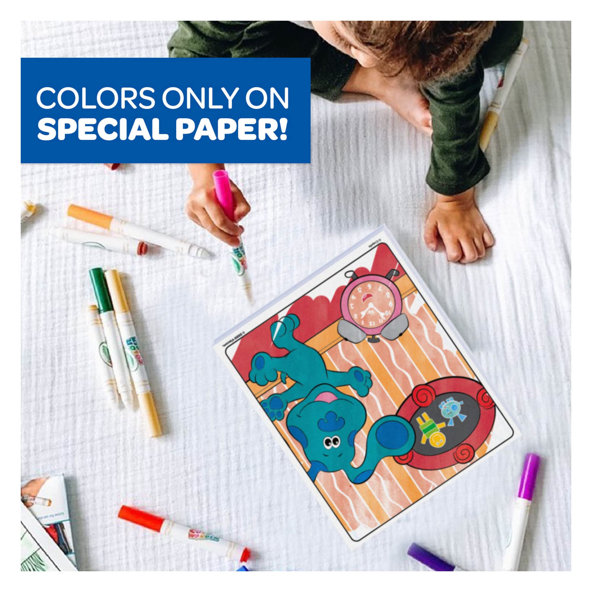 Foto 5 | Toy Crayola Canada Cw Blues Clues Color Wonder Con 4 Rotuladores - Venta Internacional.
