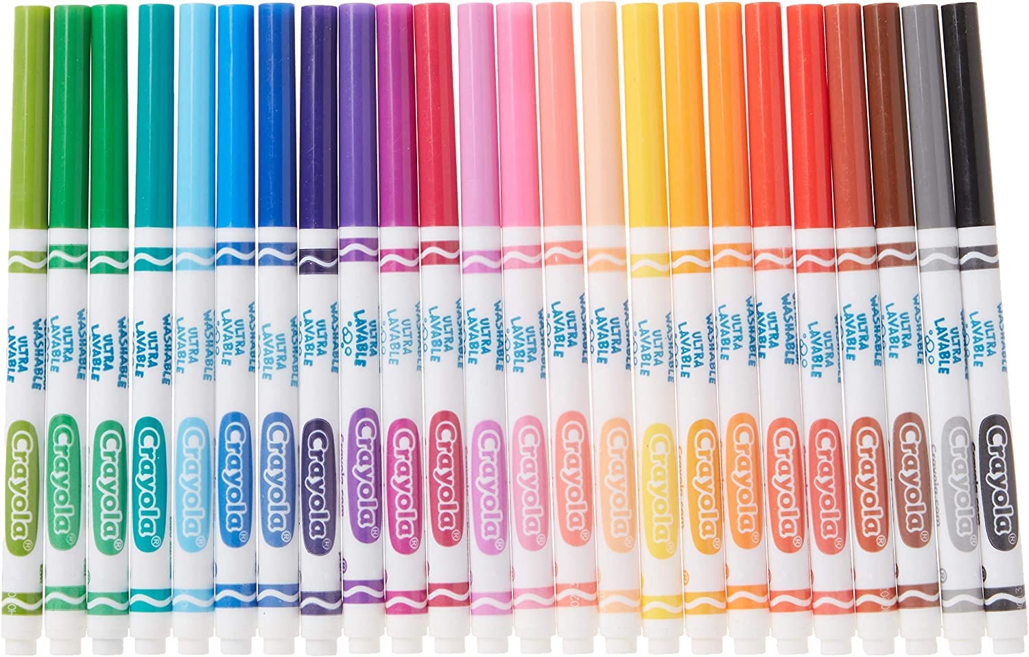 Foto 2 | Rotulador Crayola 24, Lavable, De Línea Fina (bilingüe) - Venta Internacional.