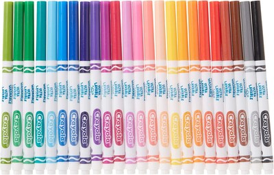 Foto 2 | Rotulador Crayola 24, Lavable, De Línea Fina (bilingüe) - Venta Internacional.