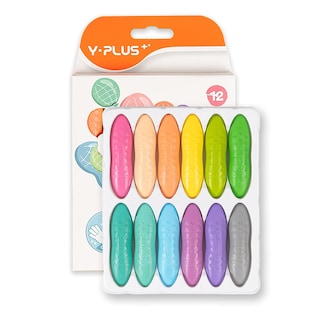 Foto 1 | Crayons Yplus Peanut Para Niños, 12 Colores Pastel, Lavables - Venta Internacional.