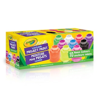 Foto 1 | Paint Crayola Neon, 10 Botellas Lavables De 59 Ml - Venta Internacional.