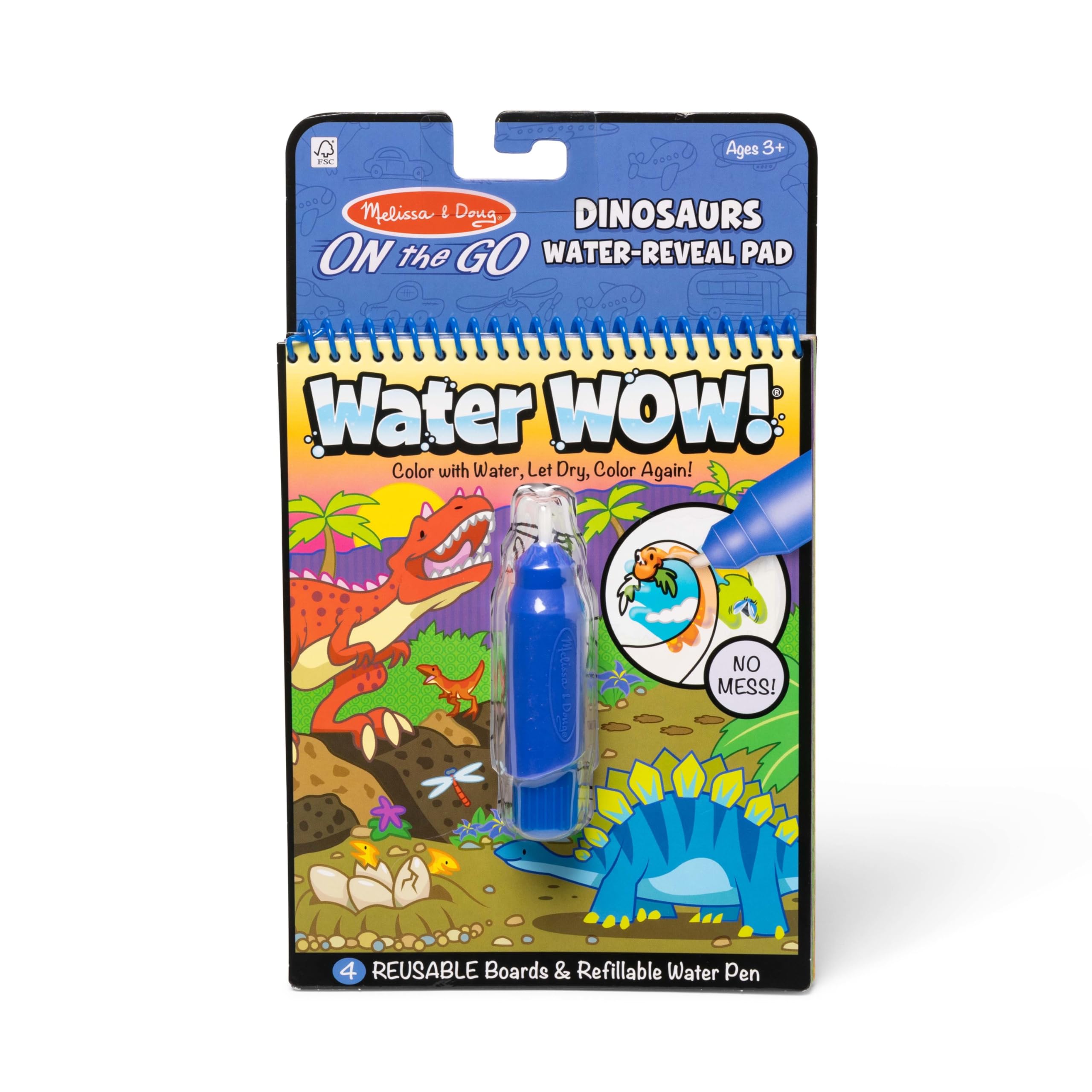 Almohadilla De Actividades Water-reveal Melissa & Doug On The Go Desde Hace Más De 3 Años - Venta Internacional.