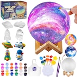 Kit De Lámpara Lunar Para Bricolaje Laoese: Pinta Tu Propia Lámpara Con Material De Arte Para Niños - Venta Interna