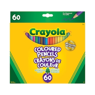 Foto 1 | Lápices De Colores Crayola 60 Unidades - Venta Internacional.