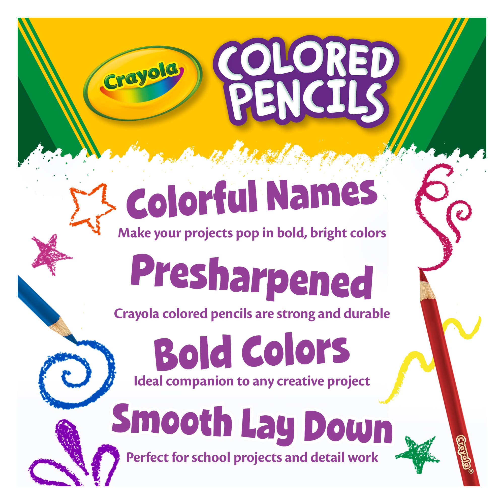 Foto 4 pulgar | Lápices De Colores Crayola 60 Unidades - Venta Internacional.
