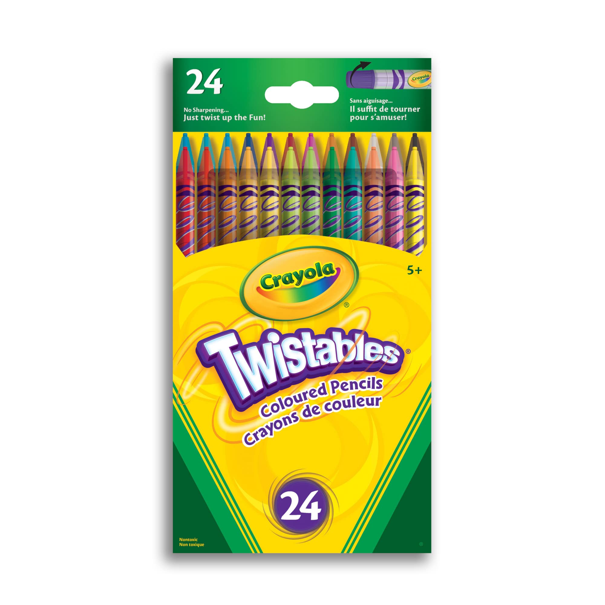 Foto 2 pulgar | Lápices De Colores Crayola Twistables 24 - Venta Internacional.