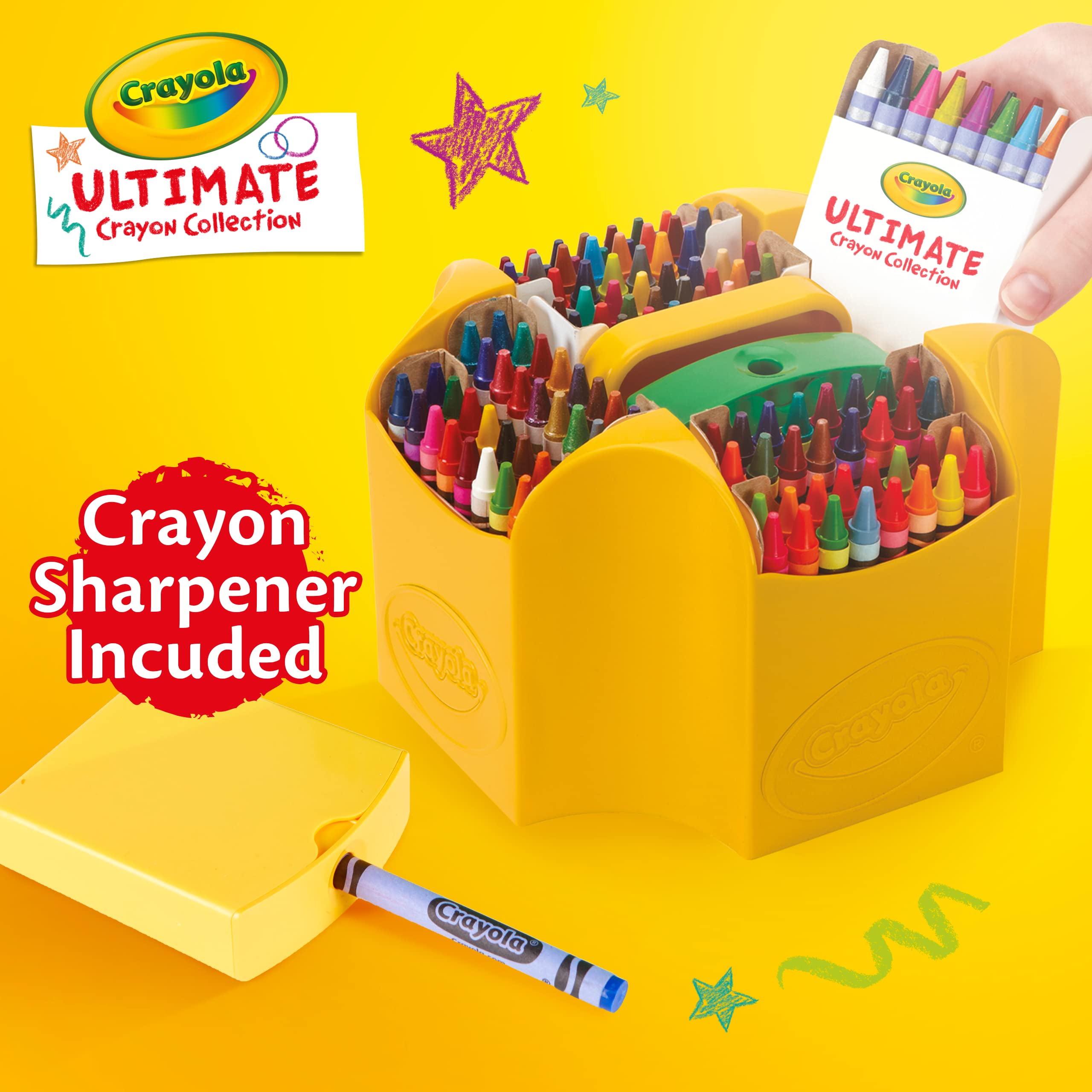 Foto 8 pulgar | Crayón Crayola Ultimate Con Tapa Y Sacapuntas, 152 Crayones - Venta Internacional.