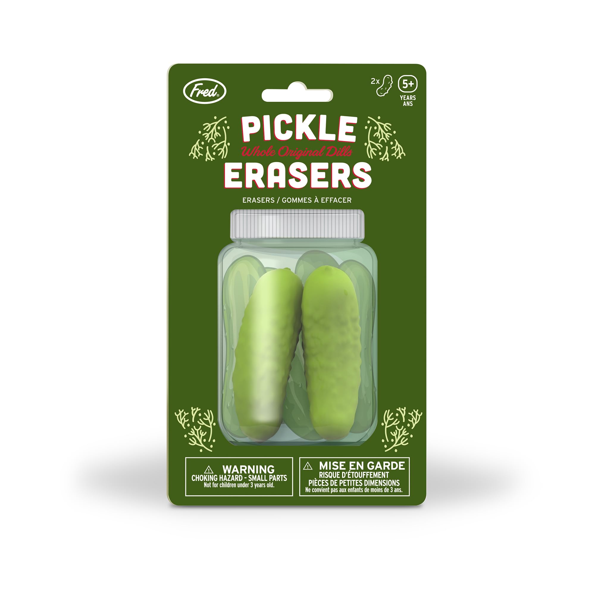 Foto 2 pulgar | Set de 2 Gomas de Borrar Originales Fred Pickle para Escuela Trabajo o Estudio en Casa