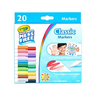 Foto 2 | Juego de Rotuladores Crayola Color Wonder 20 Broad Line - Venta Internacional
