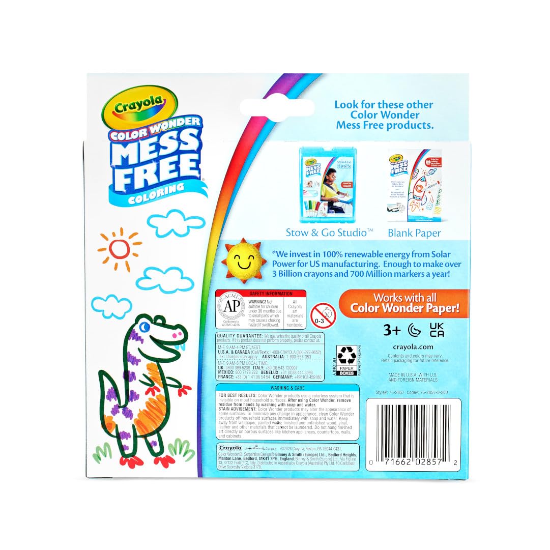 Foto 7 pulgar | Juego de Rotuladores Crayola Color Wonder 20 Broad Line - Venta Internacional