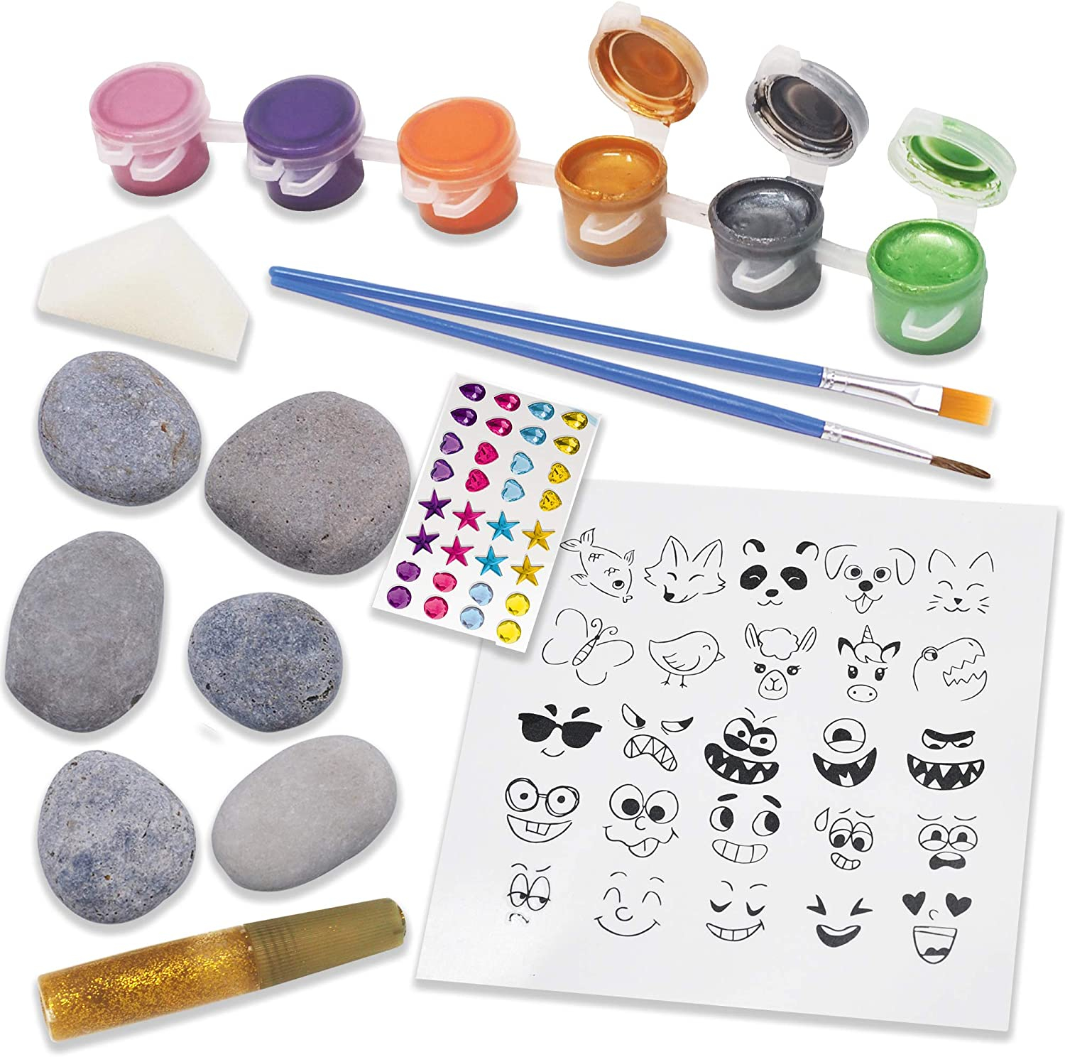 Foto 5 pulgar | Kit De Pintura Rupestre Joyin Para Niños Con 18 Pinturas Y Pegatinas - Venta Internacional.